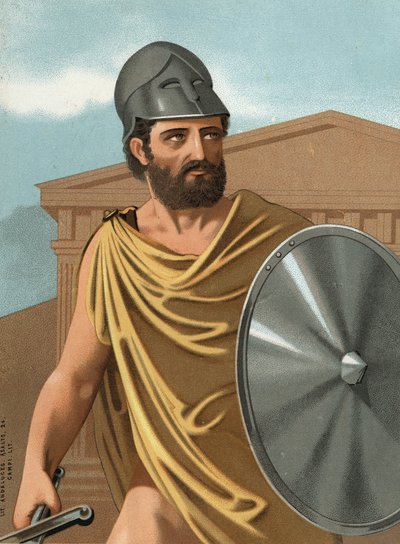 Portrait de Thémistocle. en grec Thémistocle homme d