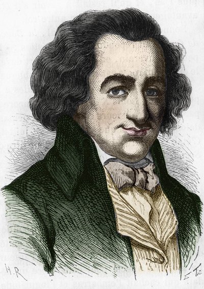 Portrait de Thomas Paine (1737-1809), écrivain et homme politique britannique. - Unknown artist