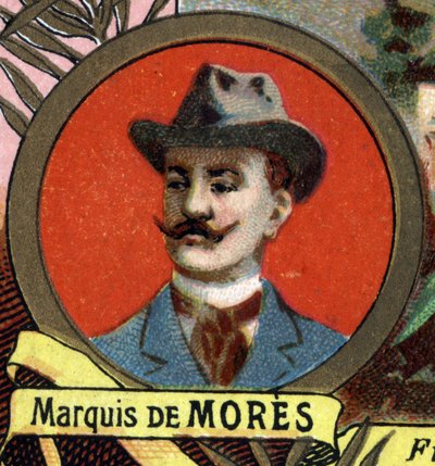 Portrait du marquis de Mores - Unknown artist