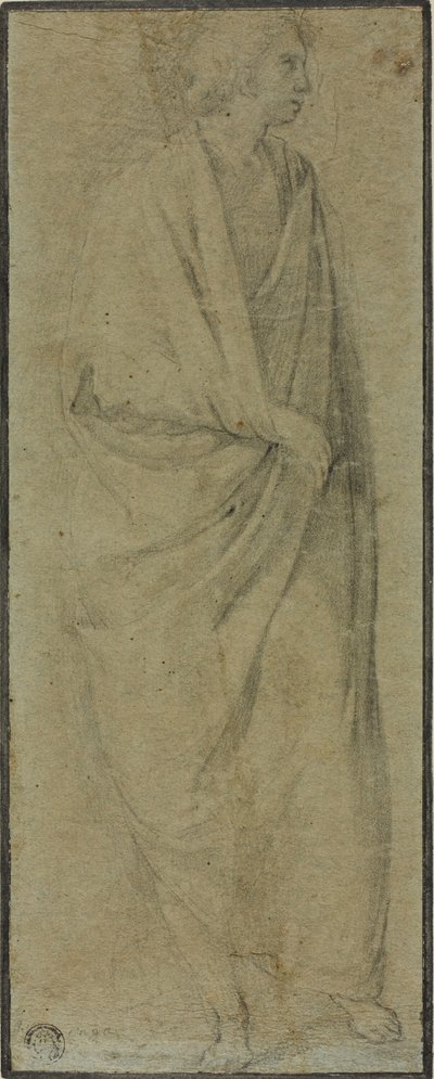 Figure masculine drapée debout - Unknown Florentine