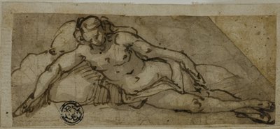 Nu féminin couché - Unknown Italian