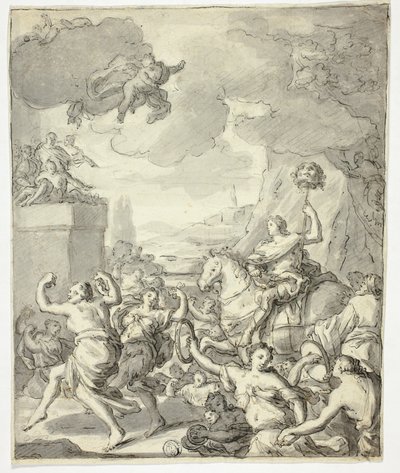 Le triomphe de David - Unknown Italian