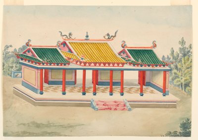 Dessin, Pavillon de la Chinoiserie, 1815-22 - Unknown artistUnknown artist