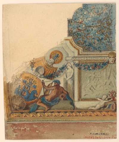 Dessin, détail d