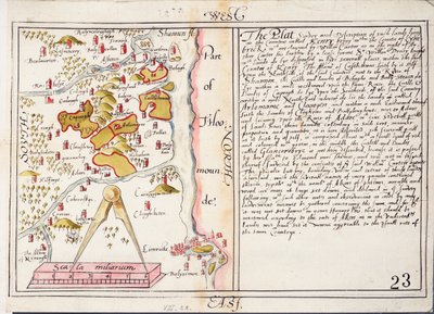 Carte du comté de Limerick, Irlande, 16ème siècle, c.1588 - Unknown artist