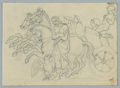 Une procession de chars - Unknown artist