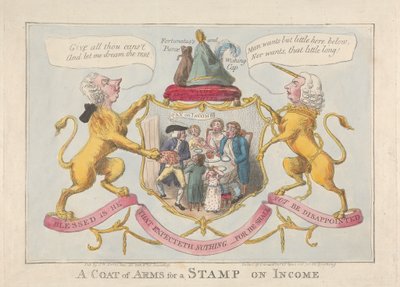 Un Blason pour un Timbre sur le Revenu - Unknown artist