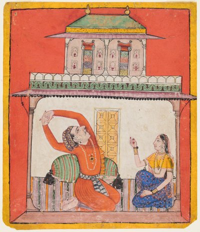 Un couple dans leur chambre au petit matin : Vighada Ragaputra de Shri, d