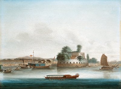 Un fort sur la rivière Canton - Unknown artist