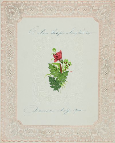 Un amour ferme (valentin) - Unknown artist