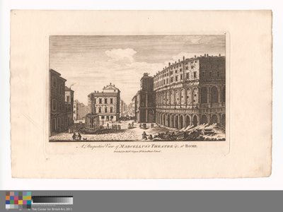 Vue en perspective du théâtre de Marcellus, etc., à Rome - Unknown artist
