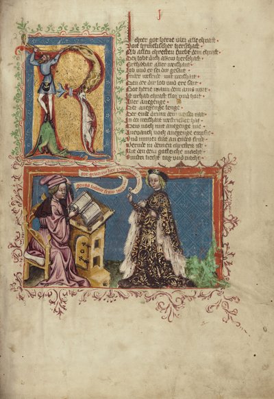 Un scribe et une femme - Unknown artist