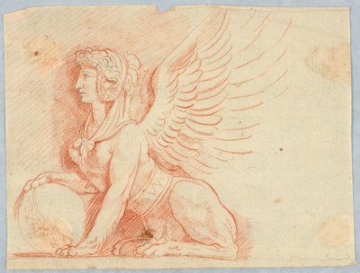 Une Sphinx avec Globe - Unknown artist