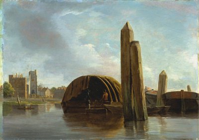 Une vue de Lambeth - Unknown artist