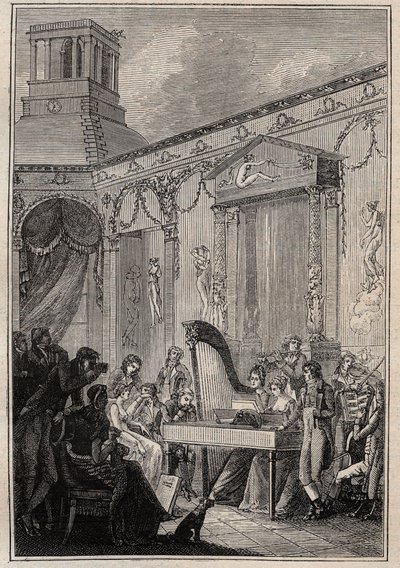 Concert de Pierre-Jean Garat (1762-1823) musicien et chanteur baryton français - Unknown artist