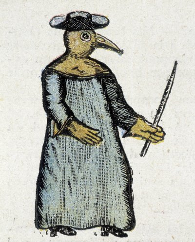 Tenue de médecin en temps de peste - Unknown artist