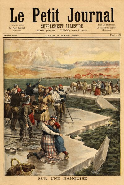 Un énorme bloc de glace se détache du continent à Helsingfors - Unknown artist