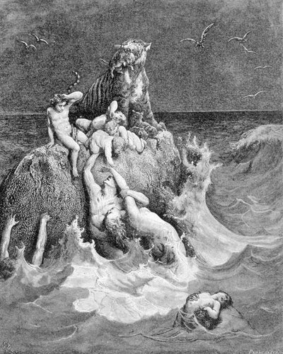 Une scène du déluge, Genèse - Unknown artist