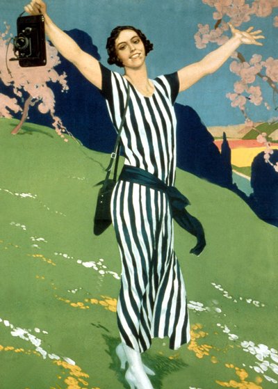 Publicité pour appareil photo Kodak, années 20 - Unknown artist