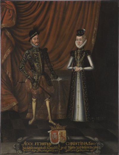 Adolphe de Holstein-Gottorp et Christine de Hesse - Unknown artist