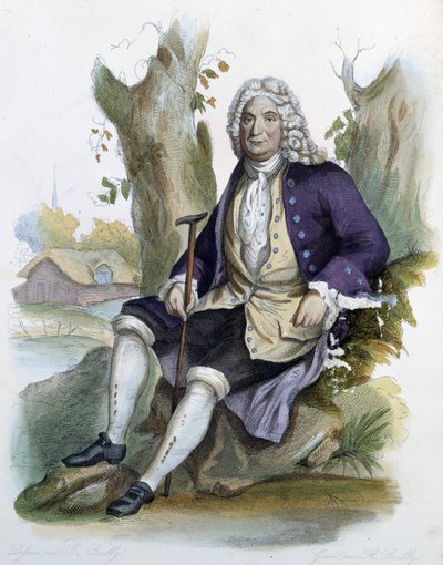 Alain René Lesage (Alain-René Le Sage) (1668-1747) - dans éd. Mennechet, « Le Plutarque français » - Unknown artist