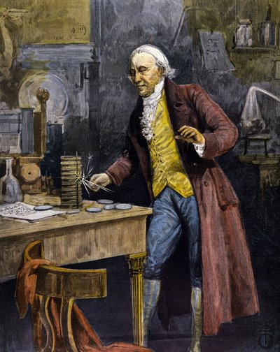 Alessandro (Alexandre) Volta (Comte) - Unknown artist