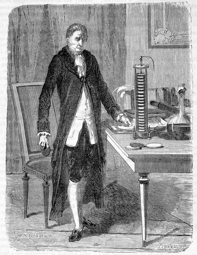 Alessandro (Alexandre) Volta construisit, en 1799, l