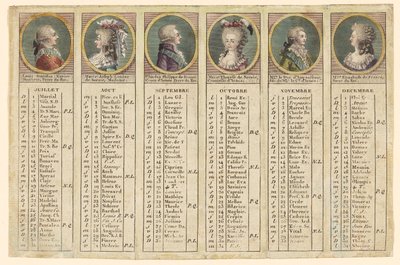 Almanach pour le second semestre de l