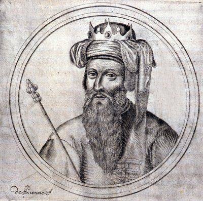 Amédée VIII (1383-1451), Comte puis Duc de Savoie, dernier antipape sous le nom de Félix V. Gravure dans « Histoire généalogique de la Maison Royale de Savoie » par Samuel Guichenou, Lyon 1660. - Unknown artist