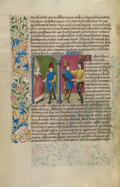 Un échange de lettres entre Euryale et Lucrèce - Unknown artist