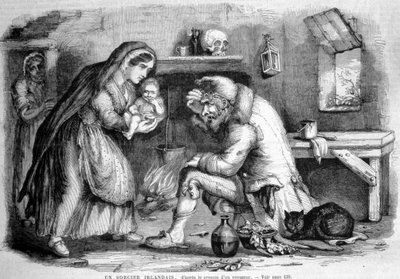 Un sorcier irlandais, dessin anonyme - Unknown artist