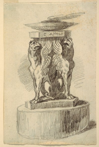 Un autel dédié à Apollon - Unknown artist