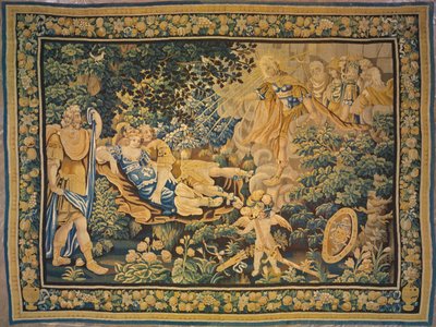 Apollon exposant Mars et Vénus au ridicule des Olympiens, extrait des Métamorphoses d