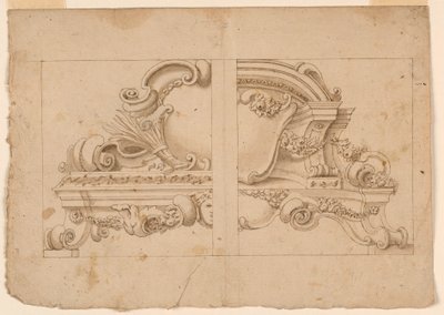 Ornements architecturaux - Unknown artist
