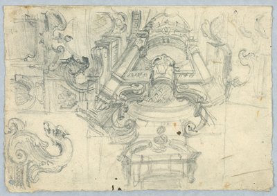 Croquis architecturaux - Unknown artist