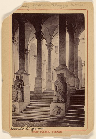 Atrio Palazzo Durazzo [à Gênes, Italie]. - Unknown artist