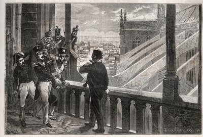 Attentats contre Louis-Philippe Ier - La conspiration des Tours de Notre-Dame (Conspiration) le 4 janvier - Unknown artist