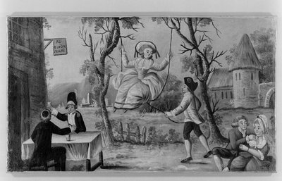 "Aux trois ordres réunis". Enseigne de marchand de vin. Paris - Unknown artist