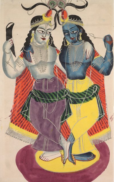 Balarama et Krishna - Unknown artist