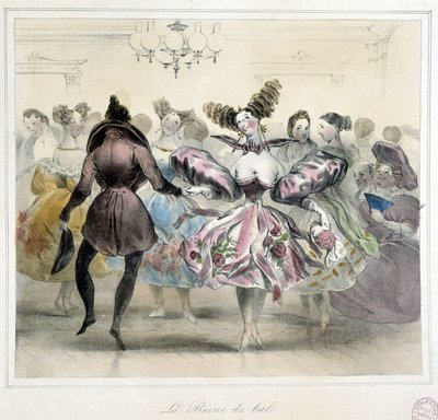 Bal : la reine du bal - 19ème siècle - Unknown artist