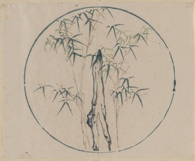 Bambou et roche - Unknown artist