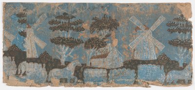Fragment de boîte à chapeaux - Unknown artist
