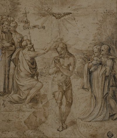 Baptême du Christ - Unknown artist