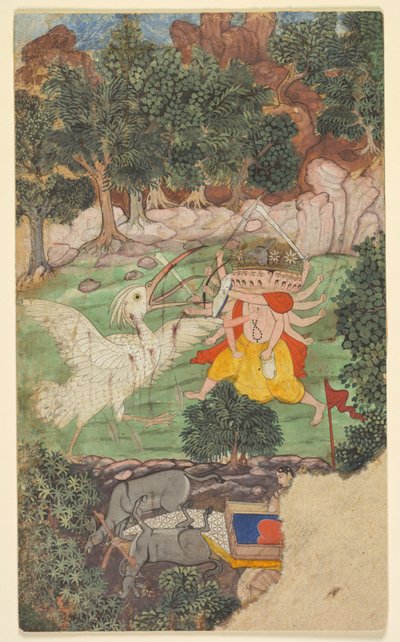 Bataille de Ravana et Jatayu, du sarga (chapitre) 49 de l
