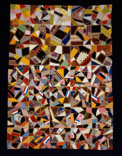 Couverture de lit (Crazy Quilt) - Unknown artist