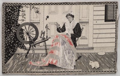 Betsy Ross fabriquant le premier drapeau des États-Unis - Unknown artist