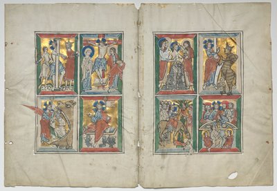 Bifolio avec des scènes de la vie du Christ - Unknown artist