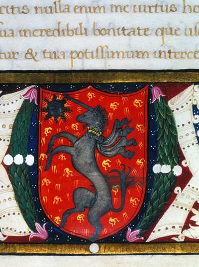 Blason décoré d