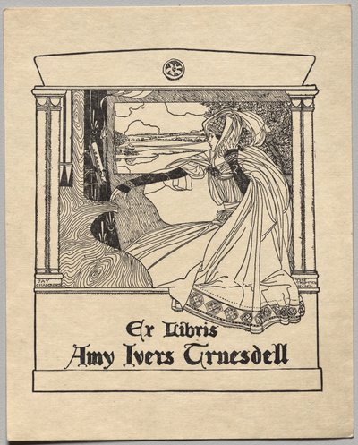 Ex-libris : Amy Ivers Truesdell - Unknown artist