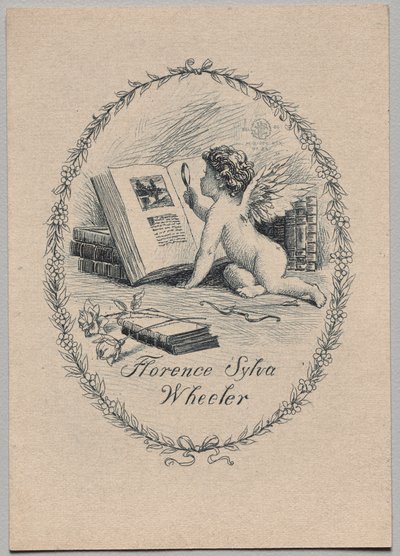 Ex-libris : Florence Sylva Wheeler - Unknown artist